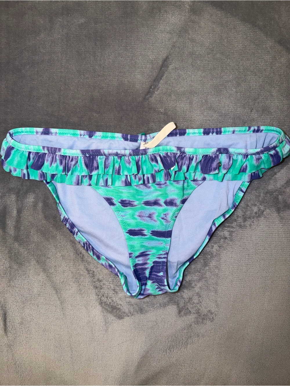 💚💜 American Eagle Outfitters Ruffle Tie Dye Bikini Bottom